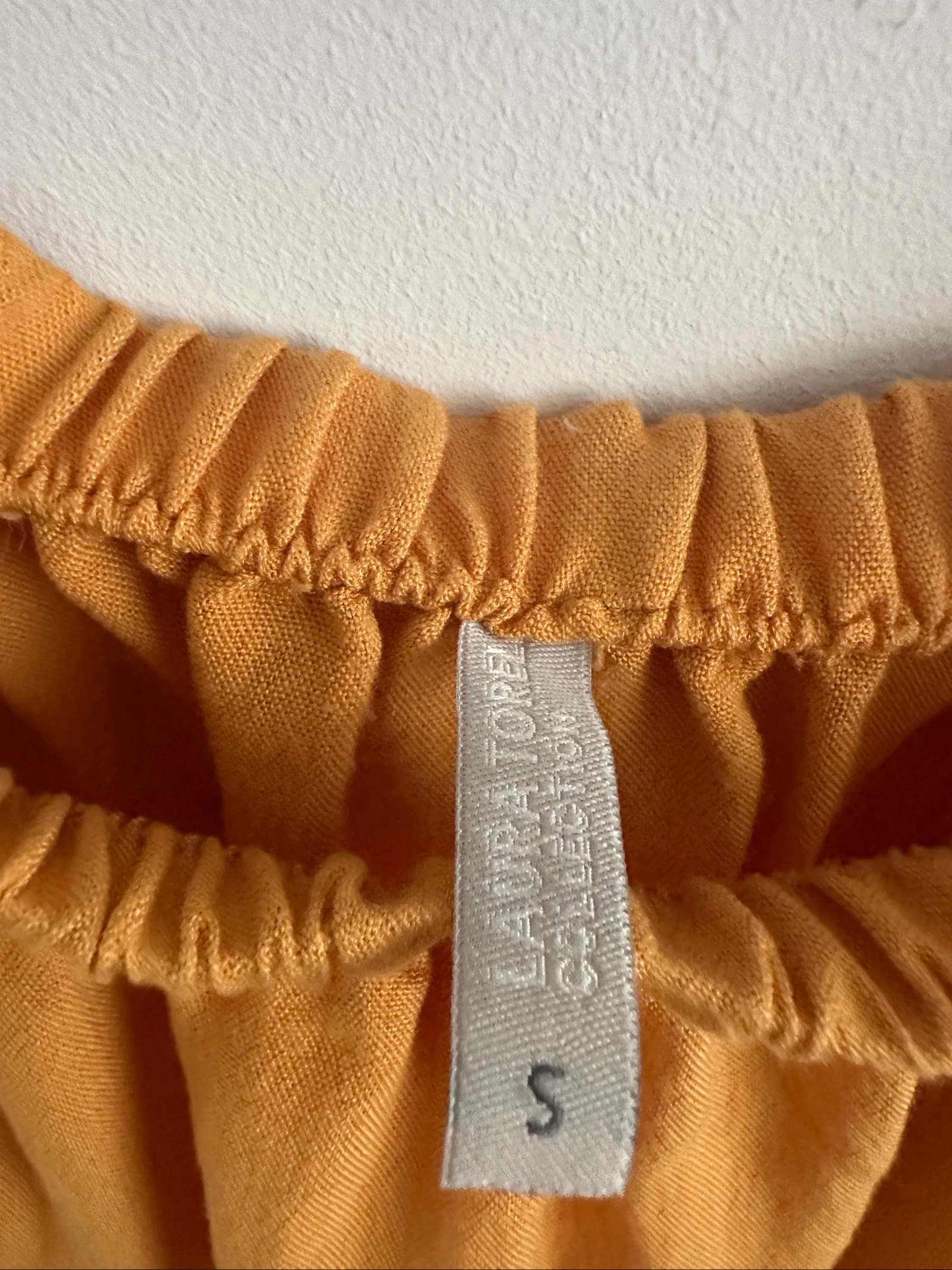 Mosterdkleurige blouse van linnen en viscose - Laura Torelli maat S – photo 5